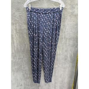 Diane Von Furstenberg Pants Women 2 Janeta Daisy Bud Pattern Jogger Ankle Lounge